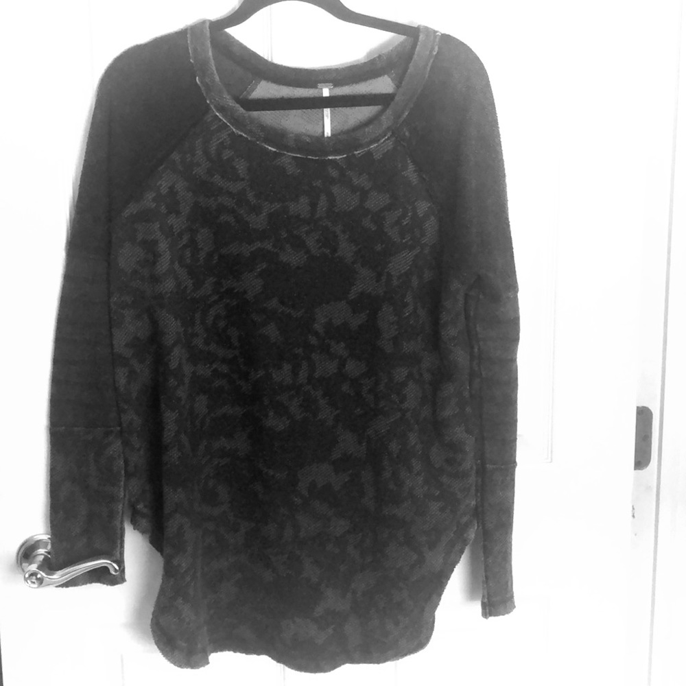 Free People oversized terry top size S